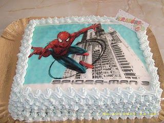 Bolo Decorado: Homem Aranha